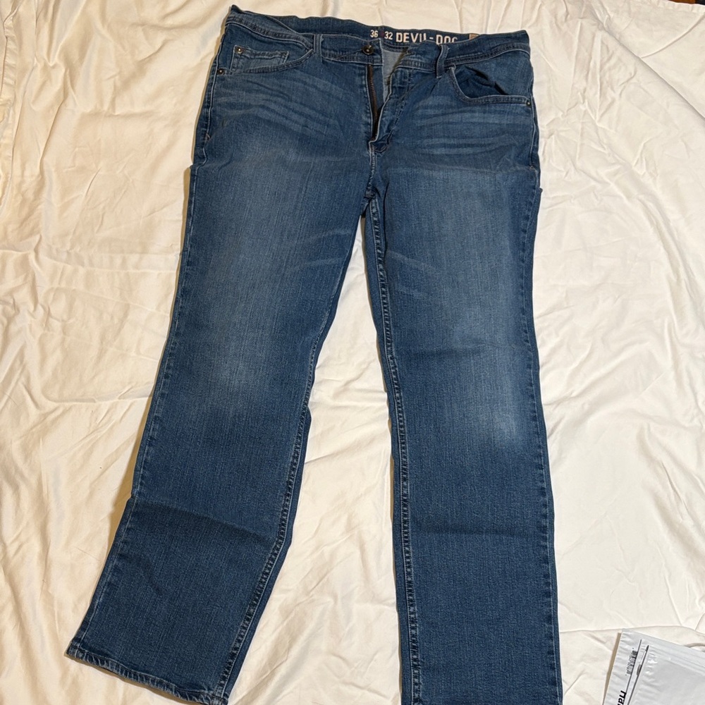Men’s jeans, Devil-Dog, relaxed straight leg, 36x32